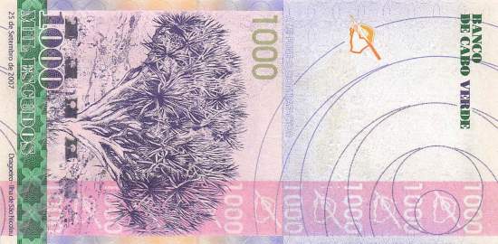 Kap Verden p70 1000 Escudos 2007